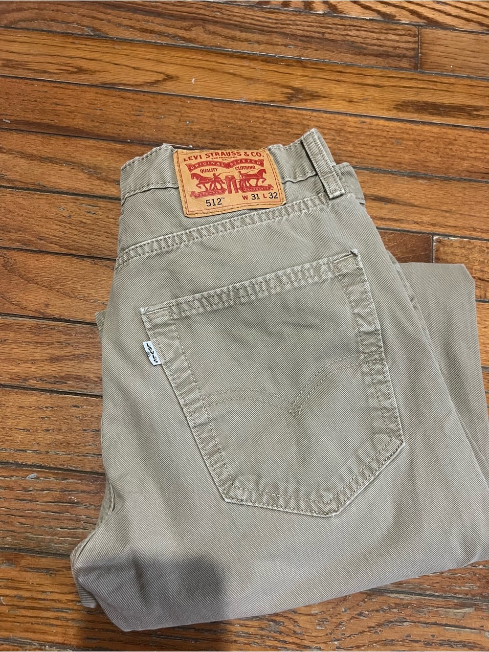Levi's 512 Slim Khaki/Tan Jeans